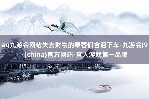 ag九游会网站失去财物的乘客们含泪下车-九游会J9·(china)官方网站-真人游戏第一品牌