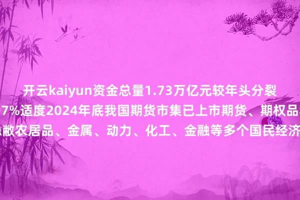 开云kaiyun资金总量1.73万亿元较年头分裂增长12.86%和14.97%适度2024年底我国期货市集已上市期货、期权品种累计达到146个隐敝农居品、金属、动力、化工、金融等多个国民经济关键道域其中2024年昔日新上市品种15个如今围绕场内品种种植的商品指数居品、场外孳生品握住线路多元联动的期货市集居品生态加速变成期货市集服求实体经济身手握续擢升“中国价钱”的海外影响力日渐增强-kaiyun体育最新版